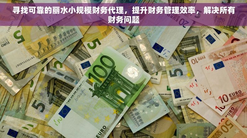 寻找可靠的丽水小规模财务代理，提升财务管理效率，解决所有财务问题