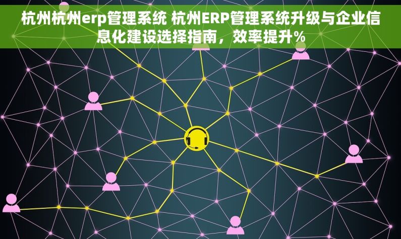 杭州杭州erp管理系统 杭州ERP管理系统升级与企业信息化建设选择指南，效率提升%
