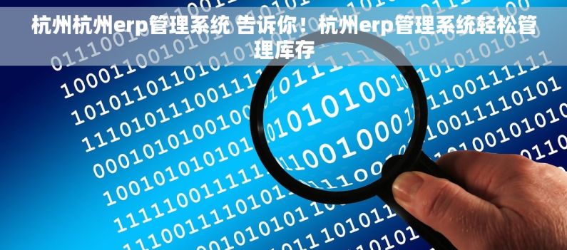 杭州杭州erp管理系统 告诉你！杭州erp管理系统轻松管理库存