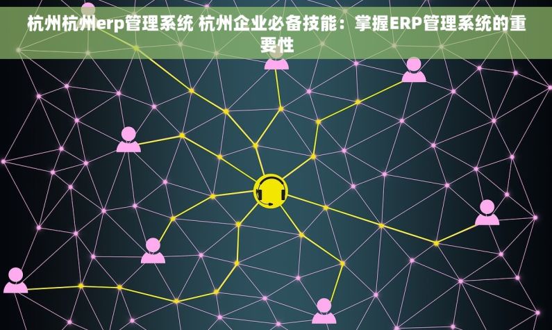 杭州杭州erp管理系统 杭州企业必备技能：掌握ERP管理系统的重要性