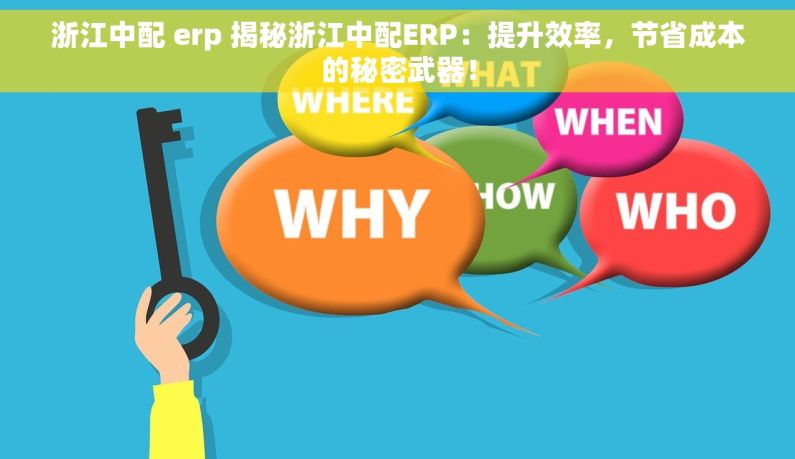 浙江中配 erp 揭秘浙江中配ERP：提升效率，节省成本的秘密武器！