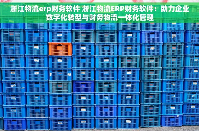 浙江物流erp财务软件 浙江物流ERP财务软件：助力企业数字化转型与财务物流一体化管理