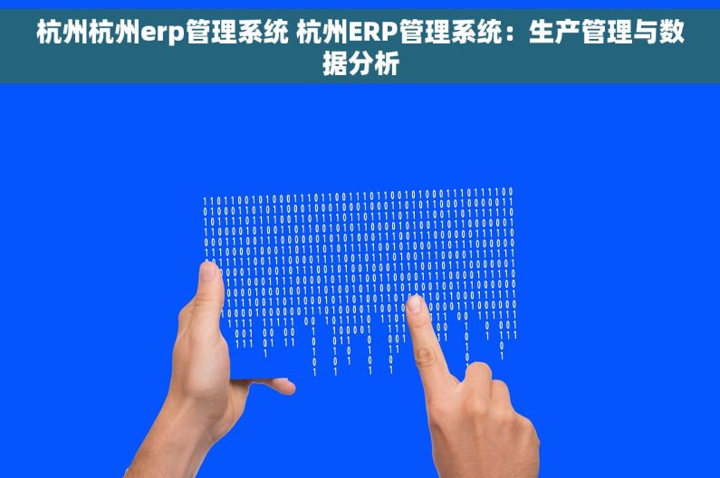 杭州杭州erp管理系统 杭州ERP管理系统：生产管理与数据分析