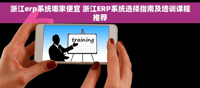 浙江erp系统哪家便宜 浙江ERP系统选择指南及培训课程推荐