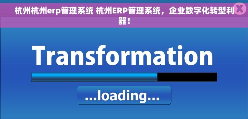 杭州杭州erp管理系统 杭州ERP管理系统，企业数字化转型利器！