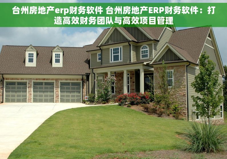 台州房地产erp财务软件 台州房地产ERP财务软件：打造高效财务团队与高效项目管理