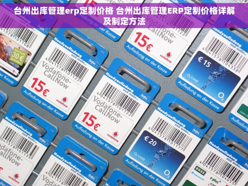 台州出库管理erp定制价格 台州出库管理ERP定制价格详解及制定方法