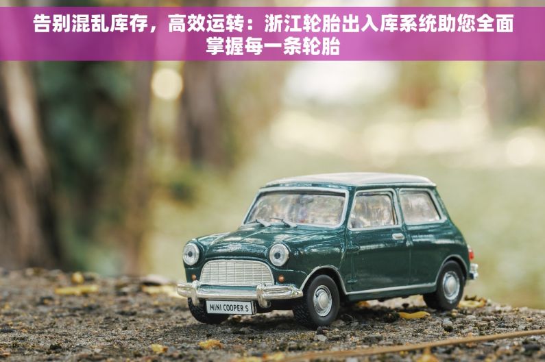告别混乱库存，高效运转：浙江轮胎出入库系统助您全面掌握每一条轮胎