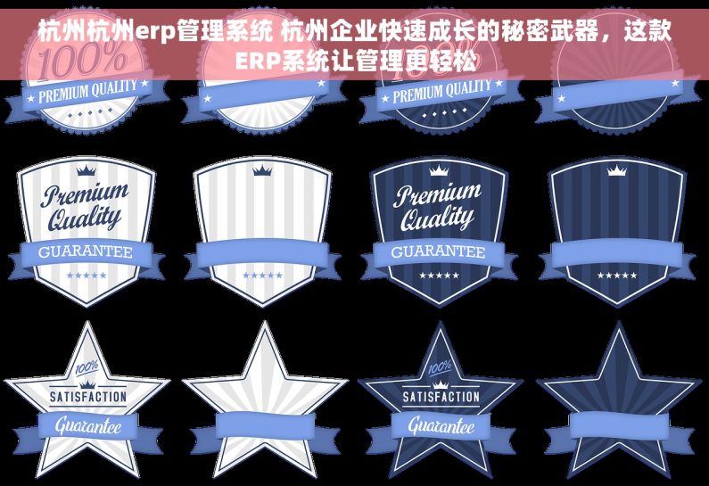 杭州杭州erp管理系统 杭州企业快速成长的秘密武器，这款ERP系统让管理更轻松