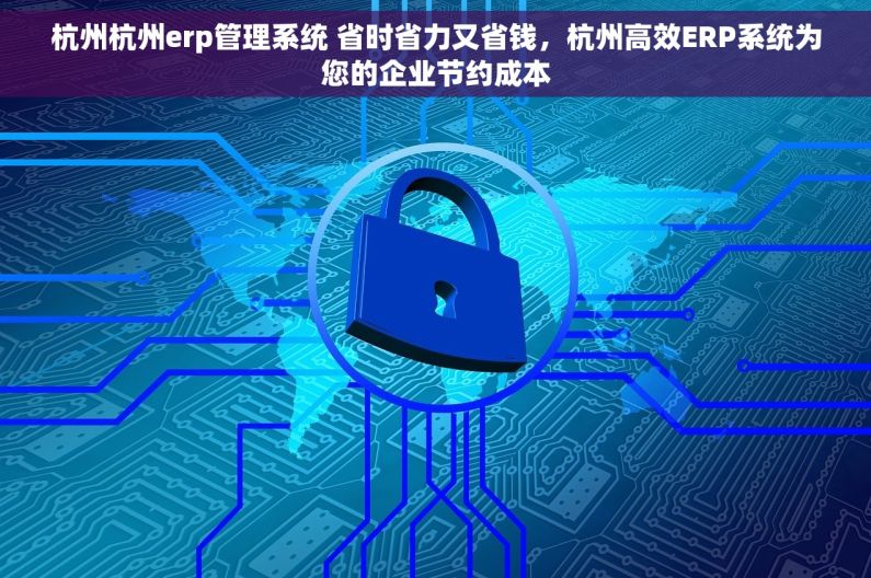 杭州杭州erp管理系统 省时省力又省钱，杭州高效ERP系统为您的企业节约成本
