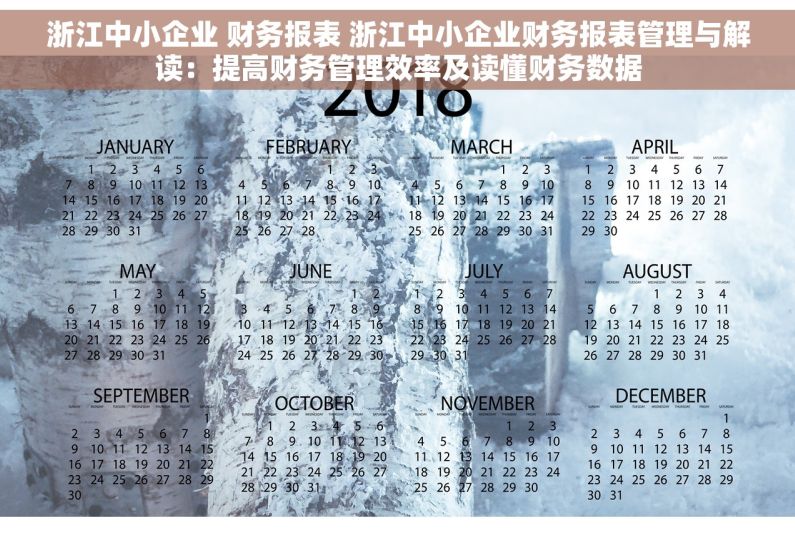 浙江中小企业 财务报表 浙江中小企业财务报表管理与解读：提高财务管理效率及读懂财务数据