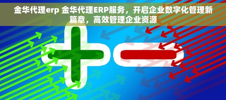 金华代理erp 金华代理ERP服务，开启企业数字化管理新篇章，高效管理企业资源