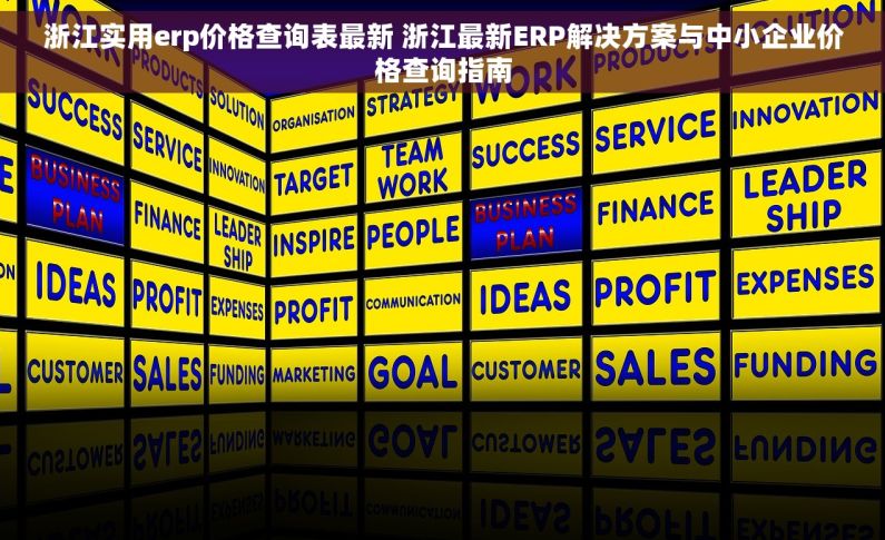 浙江实用erp价格查询表最新 浙江最新ERP解决方案与中小企业价格查询指南