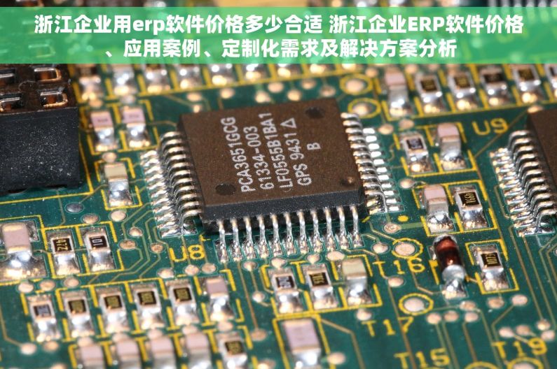 浙江企业用erp软件价格多少合适 浙江企业ERP软件价格、应用案例、定制化需求及解决方案分析