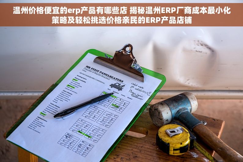 温州价格便宜的erp产品有哪些店 揭秘温州ERP厂商成本最小化策略及轻松挑选价格亲民的ERP产品店铺