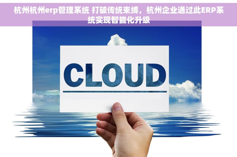 杭州杭州erp管理系统 打破传统束缚，杭州企业通过此ERP系统实现智能化升级