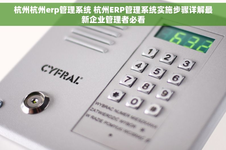 杭州杭州erp管理系统 杭州ERP管理系统实施步骤详解最新企业管理者必看