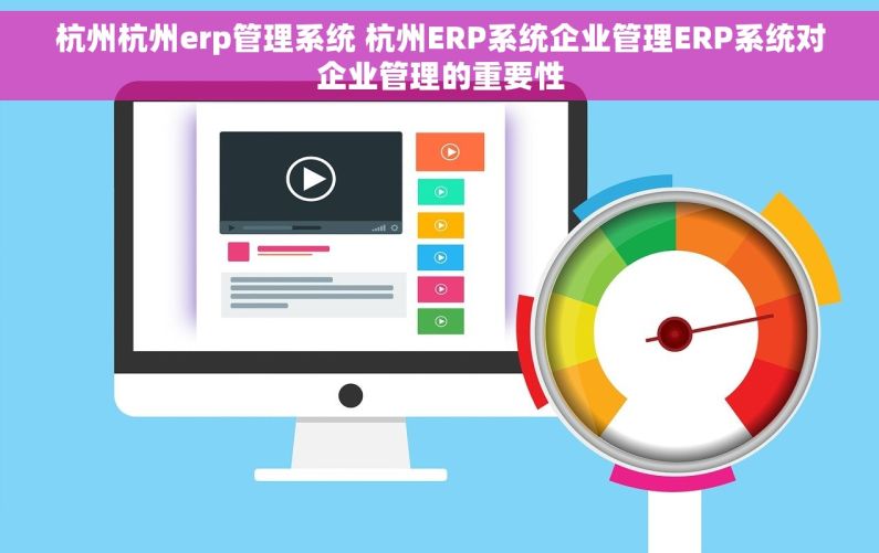 杭州杭州erp管理系统 杭州ERP系统企业管理ERP系统对企业管理的重要性