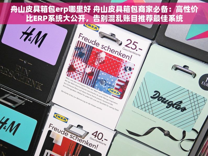 舟山皮具箱包erp哪里好 舟山皮具箱包商家必备：高性价比ERP系统大公开，告别混乱账目推荐最佳系统