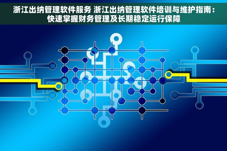 浙江出纳管理软件服务 浙江出纳管理软件培训与维护指南：快速掌握财务管理及长期稳定运行保障