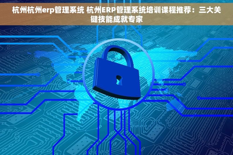 杭州杭州erp管理系统 杭州ERP管理系统培训课程推荐：三大关键技能成就专家