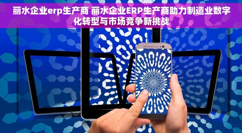 丽水企业erp生产商 丽水企业ERP生产商助力制造业数字化转型与市场竞争新挑战
