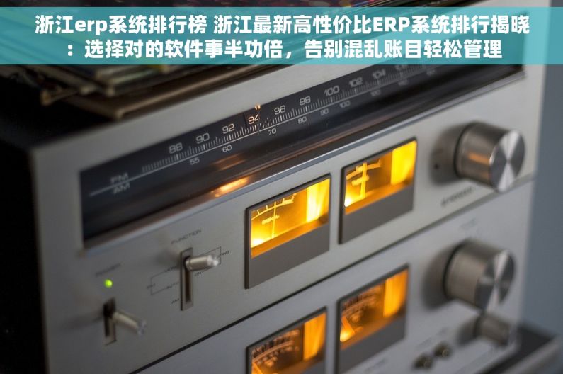 浙江erp系统排行榜 浙江最新高性价比ERP系统排行揭晓：选择对的软件事半功倍，告别混乱账目轻松管理