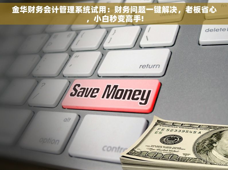 金华财务会计管理系统试用：财务问题一键解决，老板省心，小白秒变高手!