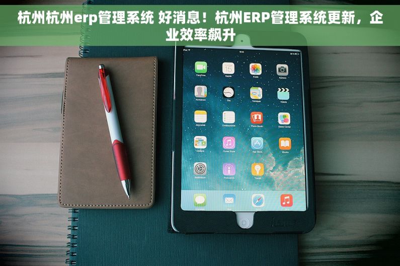 杭州杭州erp管理系统 好消息！杭州ERP管理系统更新，企业效率飙升