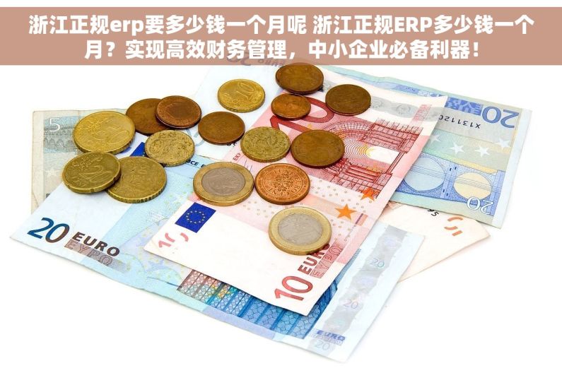 浙江正规erp要多少钱一个月呢 浙江正规ERP多少钱一个月？实现高效财务管理，中小企业必备利器！