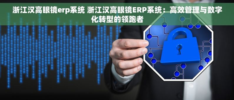 浙江汉高眼镜erp系统 浙江汉高眼镜ERP系统：高效管理与数字化转型的领跑者