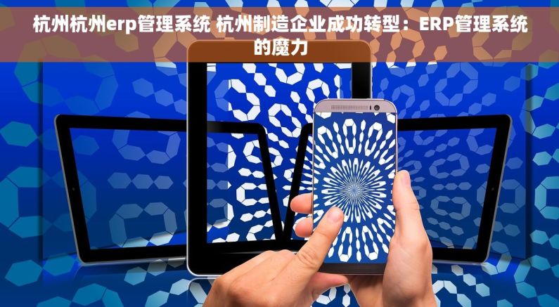 杭州杭州erp管理系统 杭州制造企业成功转型：ERP管理系统的魔力