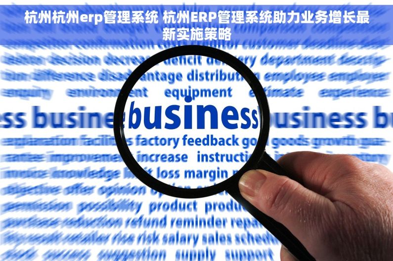 杭州杭州erp管理系统 杭州ERP管理系统助力业务增长最新实施策略