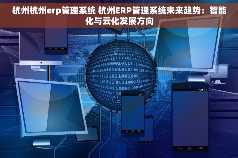 杭州杭州erp管理系统 杭州ERP管理系统未来趋势：智能化与云化发展方向