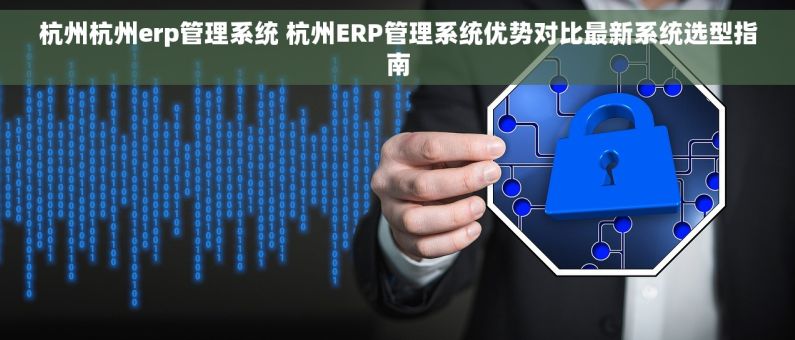 杭州杭州erp管理系统 杭州ERP管理系统优势对比最新系统选型指南