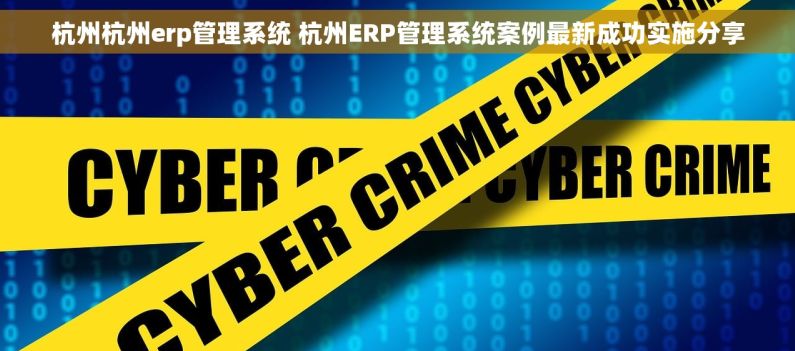 杭州杭州erp管理系统 杭州ERP管理系统案例最新成功实施分享