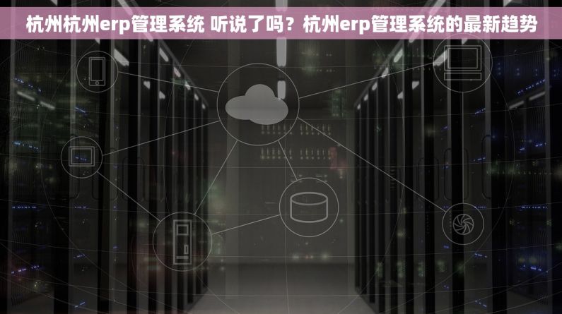 杭州杭州erp管理系统 听说了吗？杭州erp管理系统的最新趋势