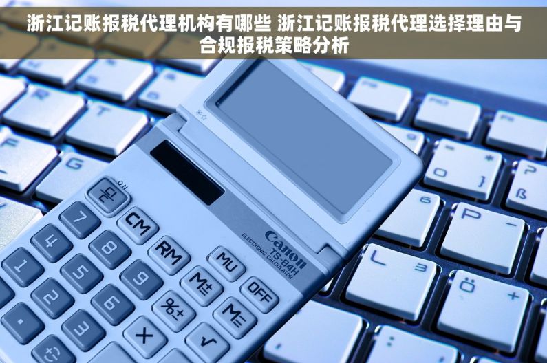 浙江记账报税代理机构有哪些 浙江记账报税代理选择理由与合规报税策略分析