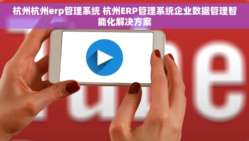 杭州杭州erp管理系统 杭州ERP管理系统企业数据管理智能化解决方案