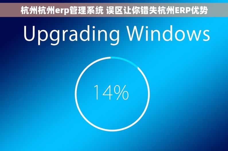 杭州杭州erp管理系统 误区让你错失杭州ERP优势