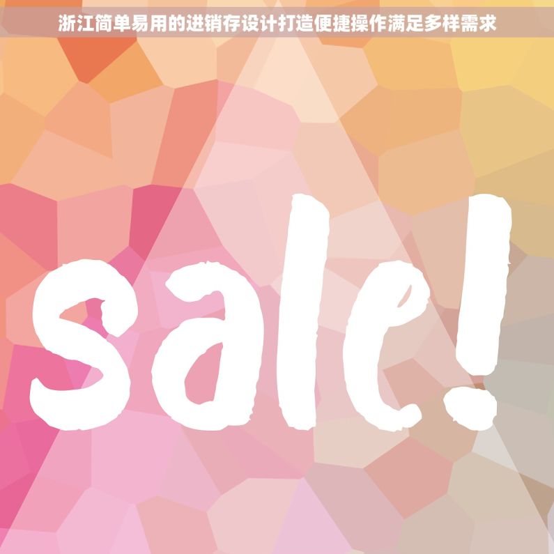 浙江简单易用的进销存设计打造便捷操作满足多样需求