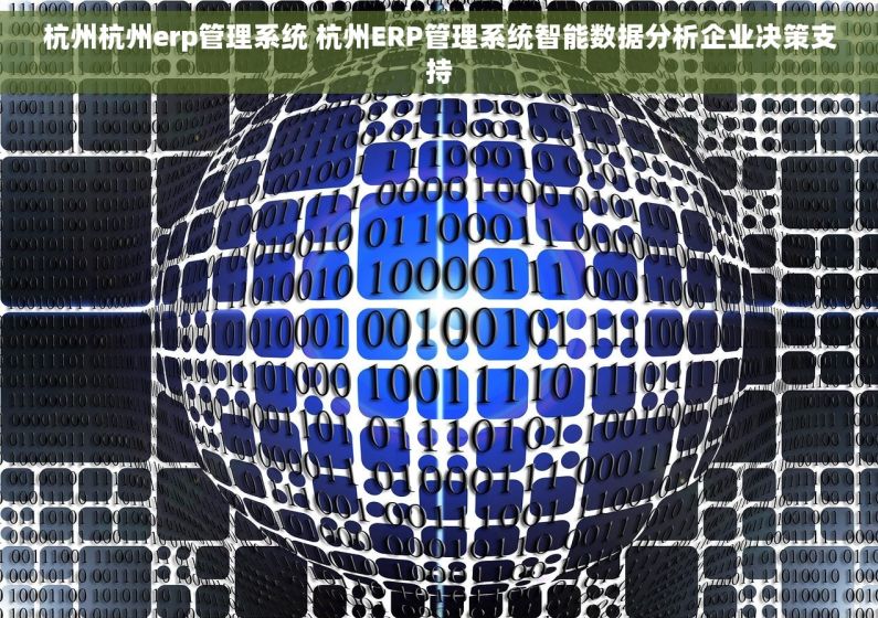 杭州杭州erp管理系统 杭州ERP管理系统智能数据分析企业决策支持