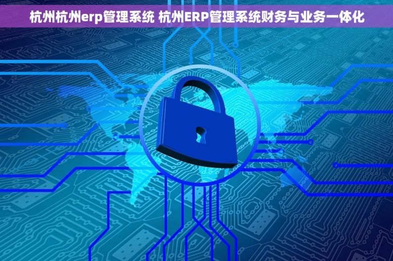 杭州杭州erp管理系统 杭州ERP管理系统财务与业务一体化