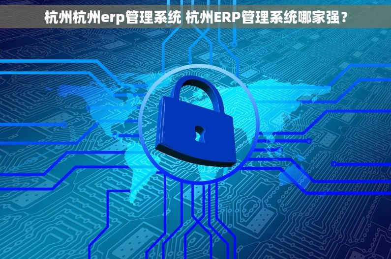 杭州杭州erp管理系统 杭州ERP管理系统哪家强？