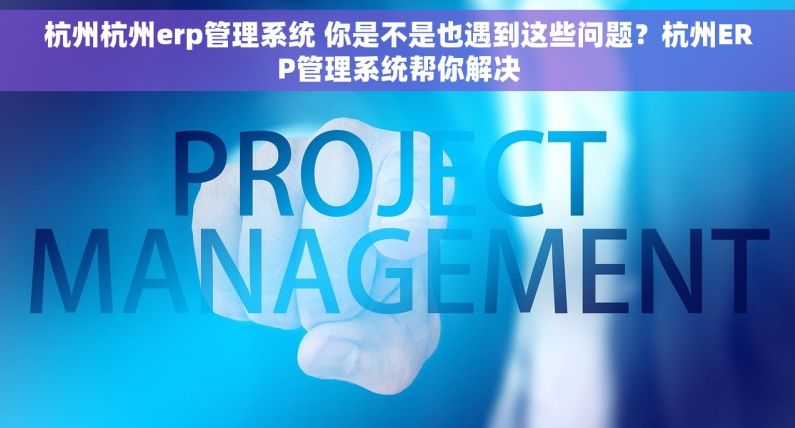 杭州杭州erp管理系统 你是不是也遇到这些问题？杭州ERP管理系统帮你解决