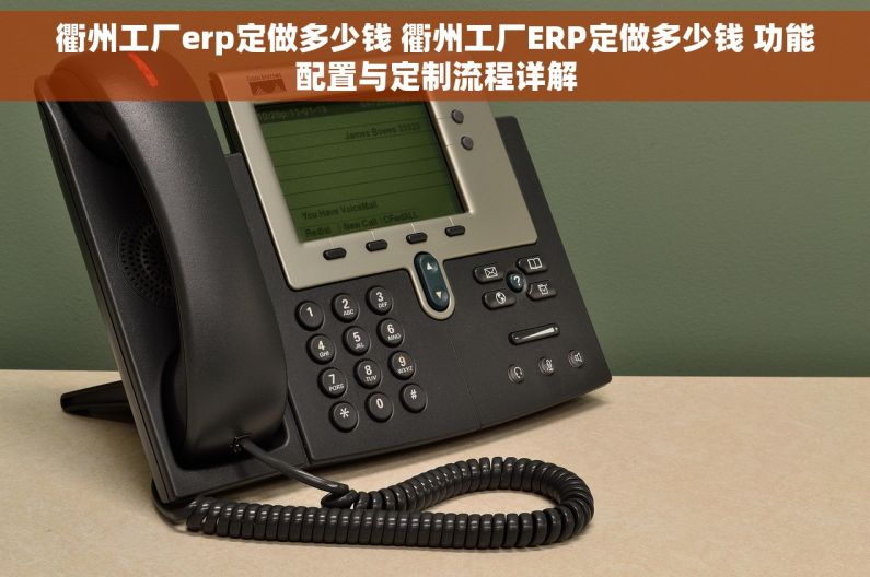 衢州工厂erp定做多少钱 衢州工厂ERP定做多少钱 功能配置与定制流程详解