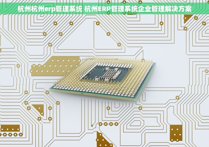 杭州杭州erp管理系统 杭州ERP管理系统企业管理解决方案