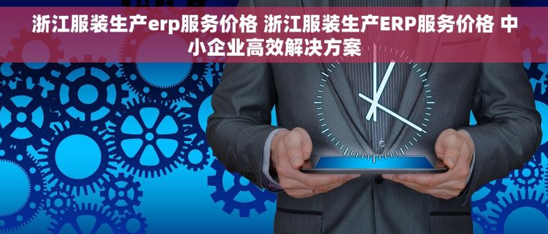 浙江服装生产erp服务价格 浙江服装生产ERP服务价格 中小企业高效解决方案