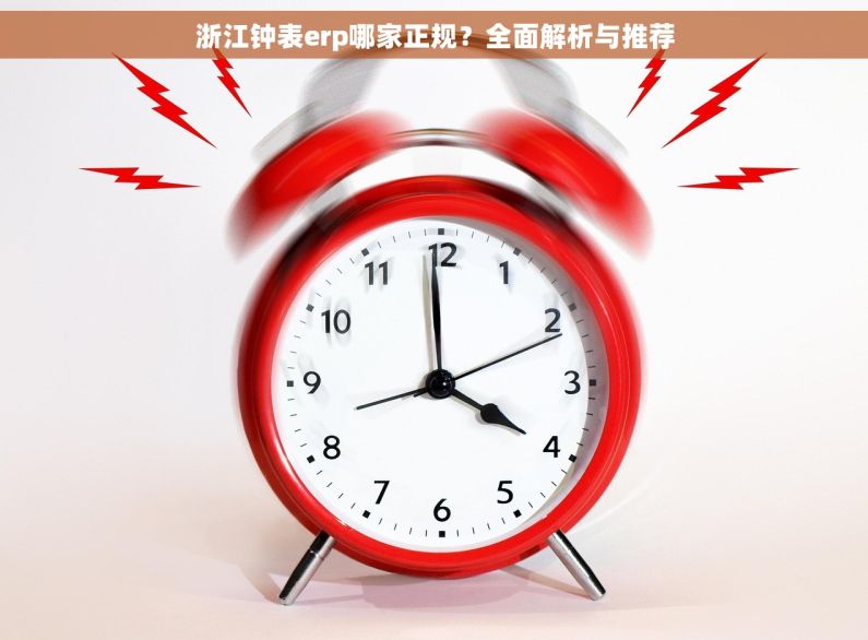 浙江钟表erp哪家正规？全面解析与推荐