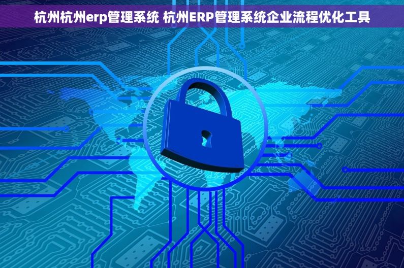 杭州杭州erp管理系统 杭州ERP管理系统企业流程优化工具